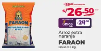 Vega Arroz extra naranja FARAON Bolsa x 5 kg. oferta