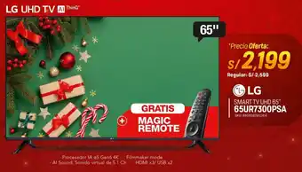 Carsa LG UHD TV Al ThinQ AI 65" oferta