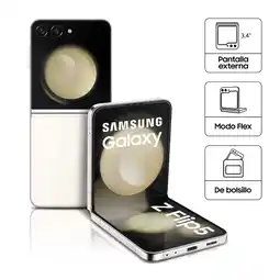 Tiendas EFE Celular samsung galaxy 256gb 8gb zflip 5 cream oferta