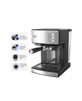 Tiendas EFE Cafetera oster expresso primalatte bvstem6603ss oferta