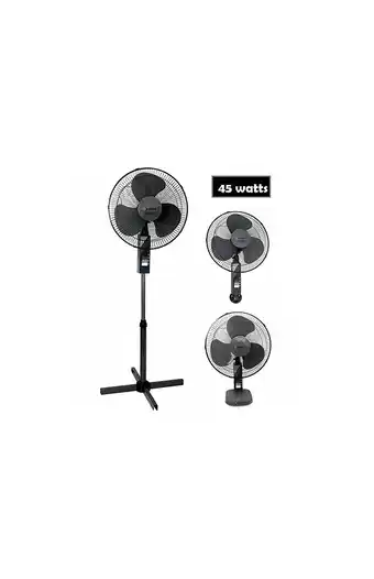 Tiendas EFE Ventilador de pedestal imaco 45w fs1631 negro oferta