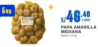 Makro PAPA AMARILLA MEDIANA Malla x 5kg oferta