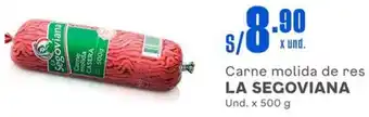 Makro Carne molida de res LA SEGOVIANA Und. x 500g oferta