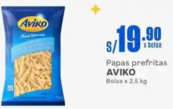 Papas prefritas AVIKO Bolsa x 2.5 kg