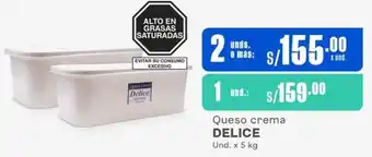 Makro Queso crema DELICE Und. x 5kg oferta