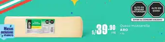 Makro Queso mozzarella ARO x kg oferta