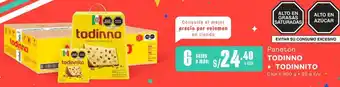 Makro Panetón TODINNO + TODINNITO Caja x 900 g + 85 g c/u oferta