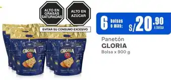 Makro Panetón GLORIA Bolsa x 900g oferta