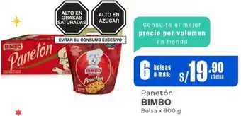 Makro Panetón BIMBO Bolsa x 900g oferta