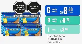 Makro Galletas taco DUCALES Pack x 588g oferta
