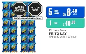 Makro Piqueo Snax FRITO LAY Tira de 12 unds. x 23 g c/u oferta