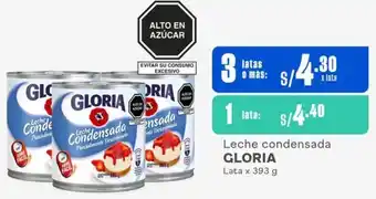 Makro Leche condensada GLORIA Lata x 393g oferta