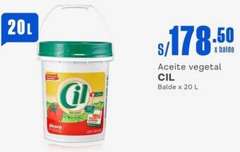 Makro Aceite vegetal CIL Balde x 20 L oferta