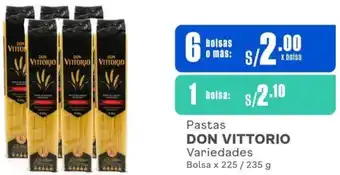 Makro Pastas DON VITTORIO Variedades Bolsa x 225/235g oferta
