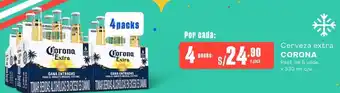 Makro Cerveza extra CORONA Pack de 6 unds. x 330 ml c/u oferta