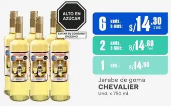 Makro Jarabe de goma CHEVALIER Und. x 750 ml oferta