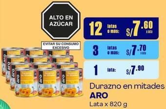 Makro Durazno en mitades ARO Lata x 820g oferta