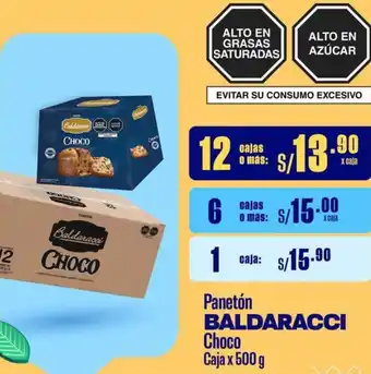 Makro Panetón BALDARACCI Choco Caja x 500g oferta