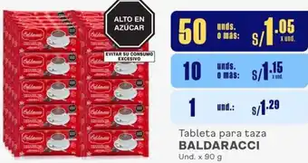 Makro Tableta para taza BALDARACCI Und. x 90g oferta