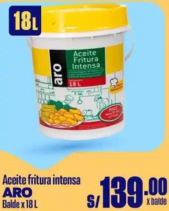Makro Aceite fritura intensa ARO Balde x 18L oferta