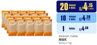Makro Azúcar rubia M&K Bolsa x 1kg oferta
