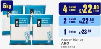 Makro Azúcar blanca ARO Bolsa x 5kg oferta