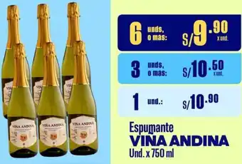 Makro Espumante VINA ANDINA Und. x 750ml oferta