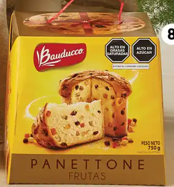 Panetón Bauducco cj x 750g