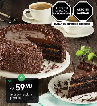 Plaza Vea Torta de chocolate premium oferta