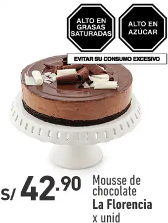 Plaza Vea Mousse de La Florencia x unid oferta