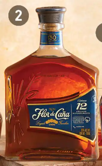 Plaza Vea Ron Flor de Caña 12 años bt x 750ml oferta
