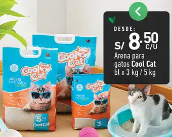 Plaza Vea Arena para gatos Cool Cat bl x 3 kg / 5 kg oferta