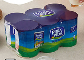 Plaza Vea Mezcla láctea PURA VIDA pk x 6 la x 395 g oferta