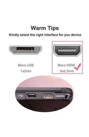Tiendas EFE Cable micro hdmi a hdmi 1.5m hd pvc oferta