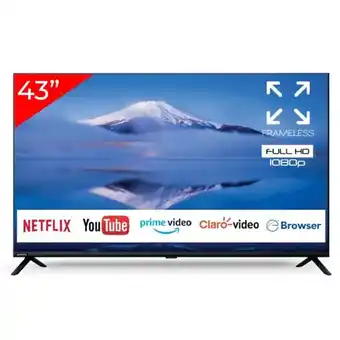 Tiendas EFE Tv aiwa 43 fhd frameless smart linux aw43b4sf oferta