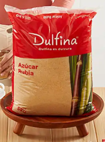 Plaza Vea Azúcar rubia DULFINA bl x 5kg oferta