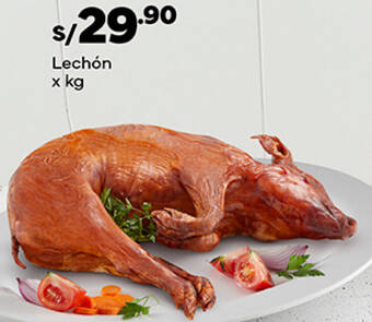 Plaza Vea Lechón x kg oferta