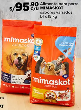 Plaza Vea Alimento para perro sabores variados bl x 15 kg oferta