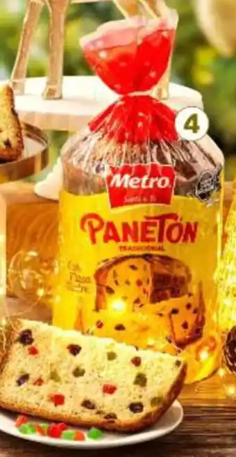 Metro Panetón Metro bol. x 800 g oferta