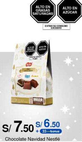 Metro Chocolate Navidad Nestlé oferta