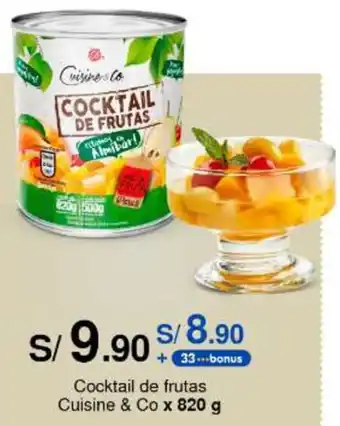 Metro Cocktail de frutas Cuisine & Co x 820 g oferta
