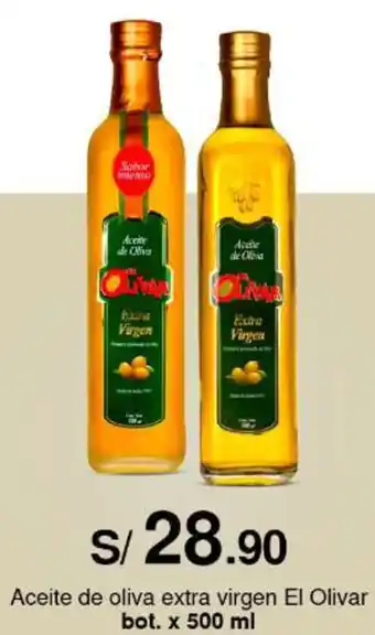 Metro Aceite de oliva extra virgen El Olivar bot. x 500 ml oferta