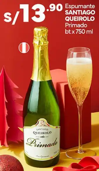 Plaza Vea Espumante SANTIAGO QUEIROLO Primado btx 750 ml oferta