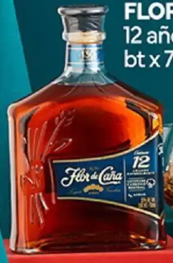 Plaza Vea Ron FLOR DE CAÑA 12 años btx 750 ml oferta