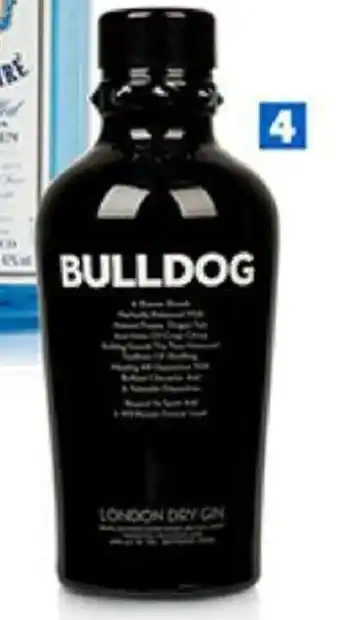 Plaza Vea Gin BULLDOG btx 750 ml oferta