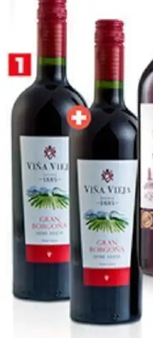 Plaza Vea Vino VIÑA VIEJA Borgoña / Rosé / Malbec semi seco pk x 2 btx 750 ml oferta