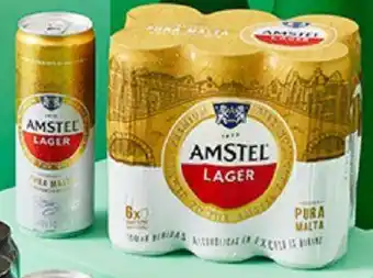 Plaza Vea Cerveza AMSTEL pk x 6 lax 355 ml oferta