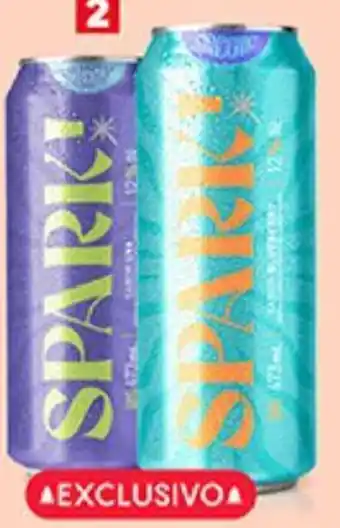 Plaza Vea Bebida alcohólica RTD SPARK manzana/uva / blue berry la x 473 ml oferta