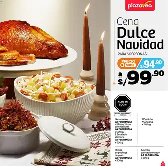 Plaza Vea Cena Dulce Navidad PARA 6 PERSONAS oferta