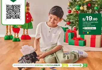Tottus Camión transportador con 6 autos oferta